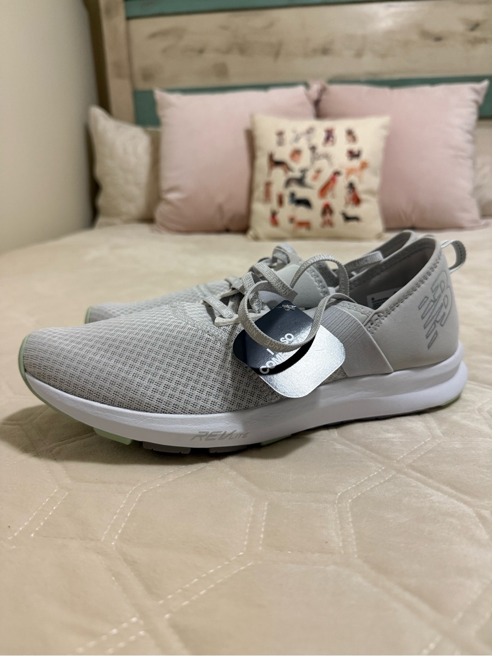 New Balance Women's Lightweight Slip-On Athletic Sneakers - Light Gray